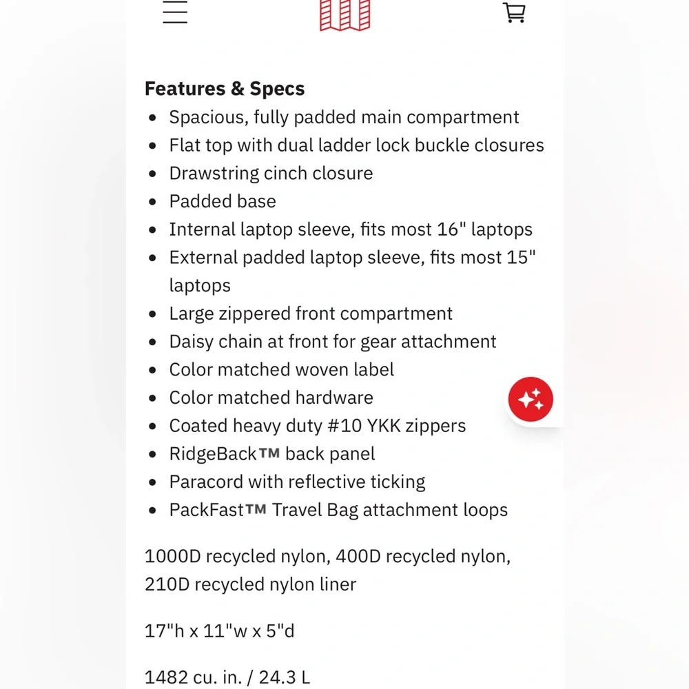 TOPO Designs Backpack - Picture 7 of 7